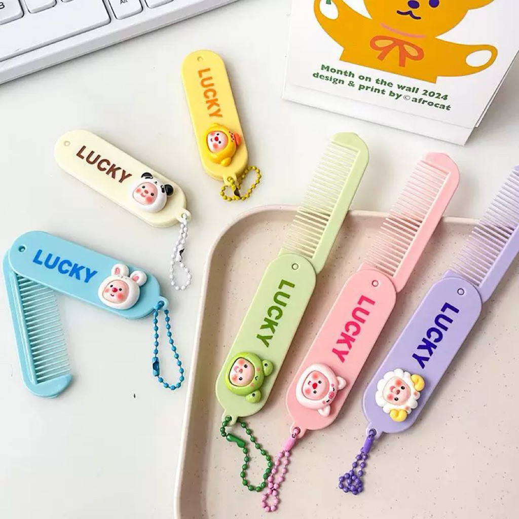 [COLA] Sisir Lipat Lucu | Sisir Lipat Kecil | Sisir Lipat Mini | Sisir Lipat Travelling