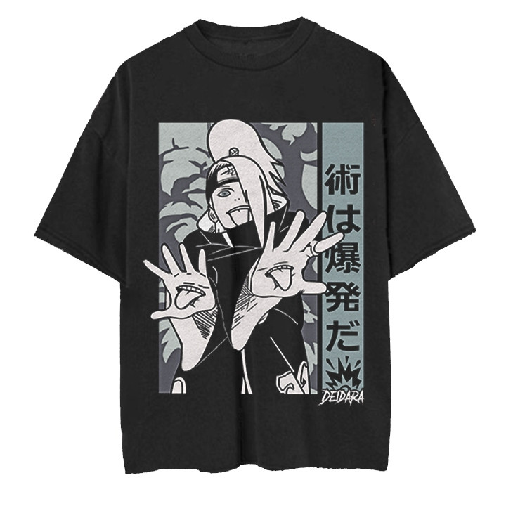 Kaos Naruto Deidara Akatsuki Premium Bootleg Shirt
