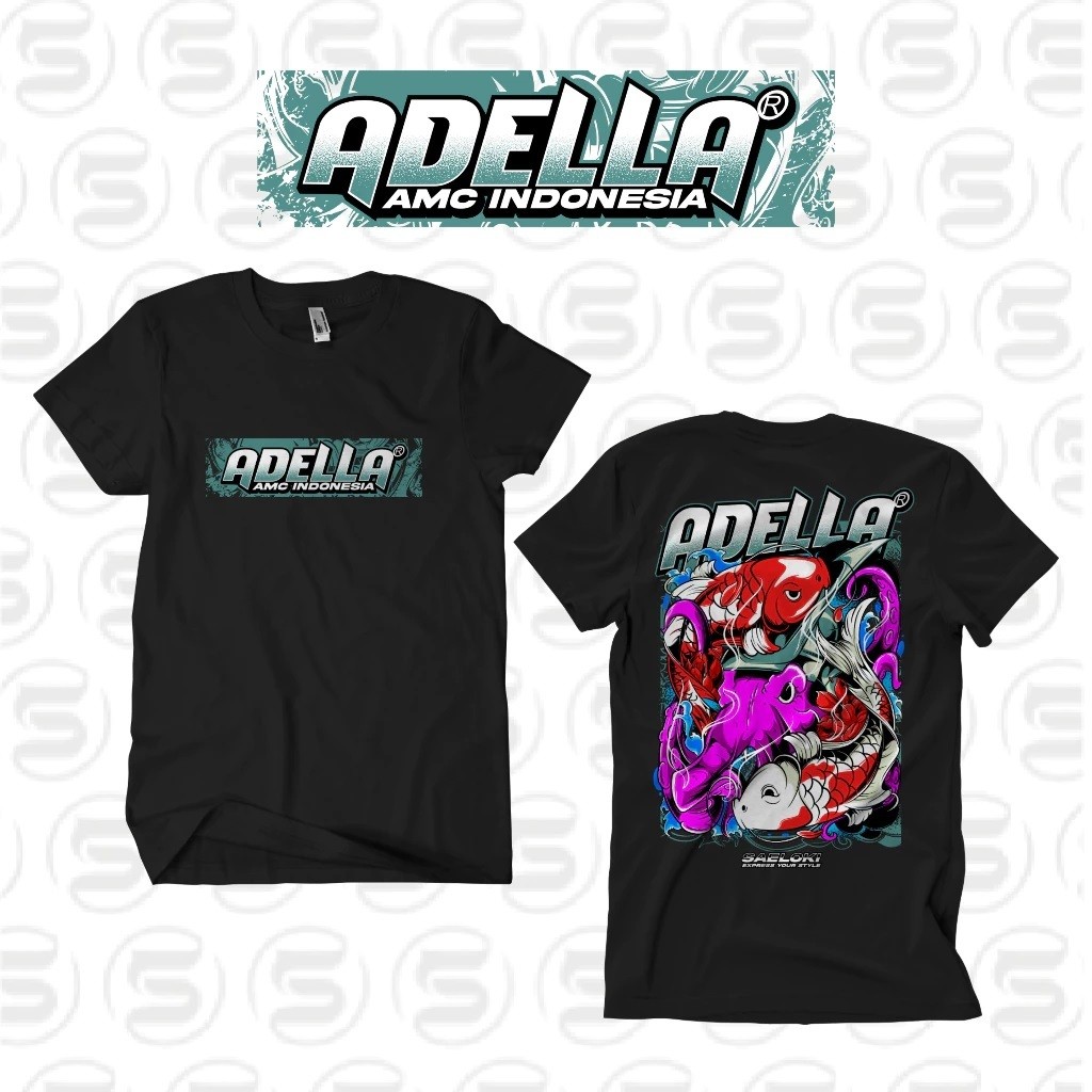 Kaos Adella Edisi Tahun Baru 2025 Original Unisex - Kaos Distro - Kaos adella, Pakaian Pria Wanita M