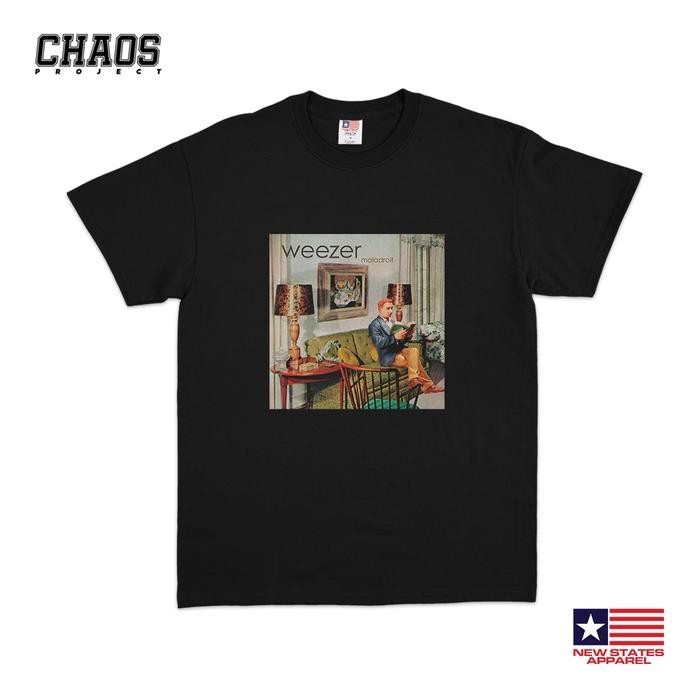 (COD) Weezer - Maladroit Album Cover | Band T-shirt - Hitam, S