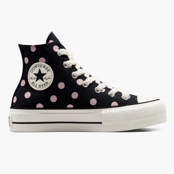 Sepatu Sneakers Wanita Converse Chuck Taylor All Star Lift Black Summit Pink Egret Original A10688C