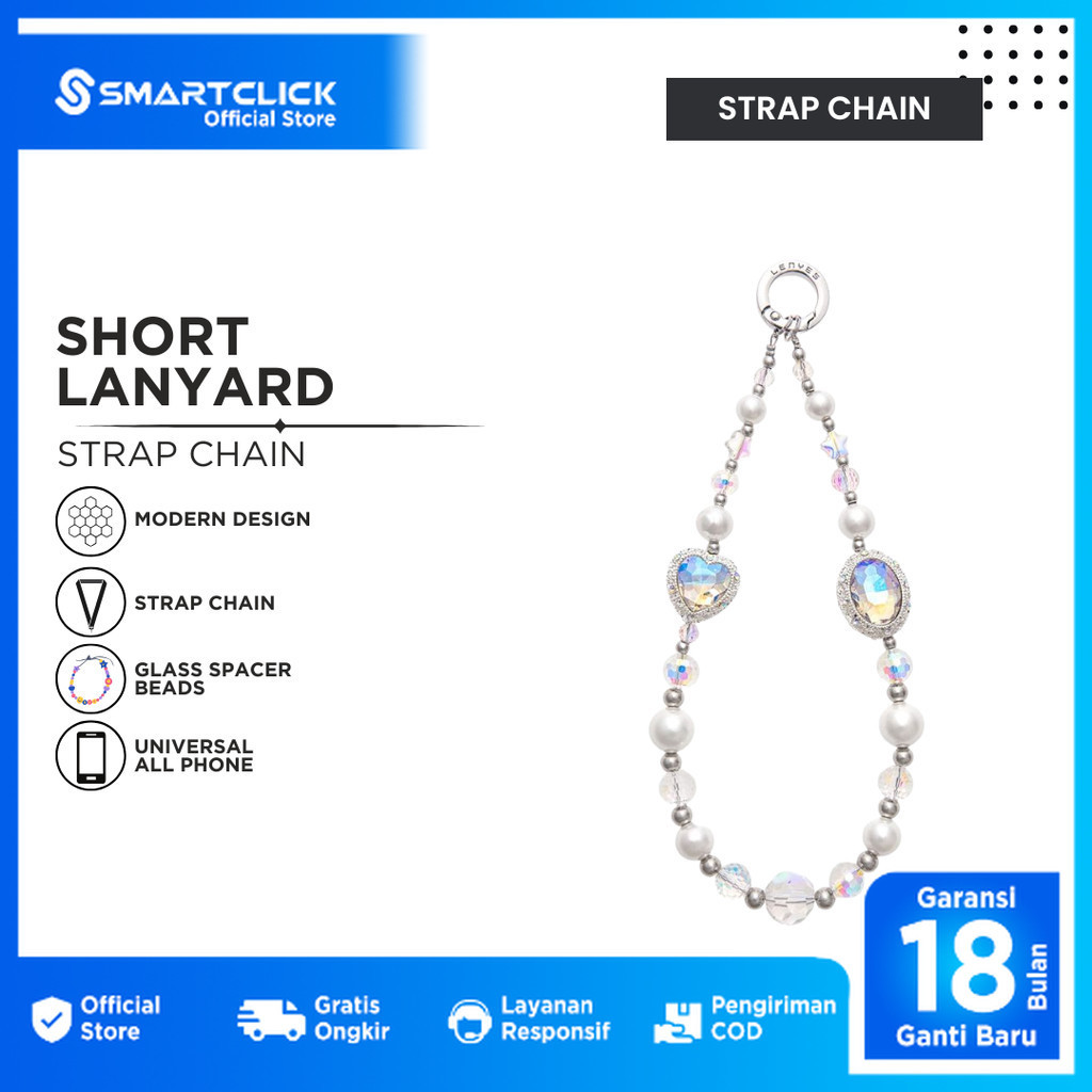 

LENYES LST-201 Lanyard Strap Simple Minimalis untuk Smartphone ID Card dan Kunci