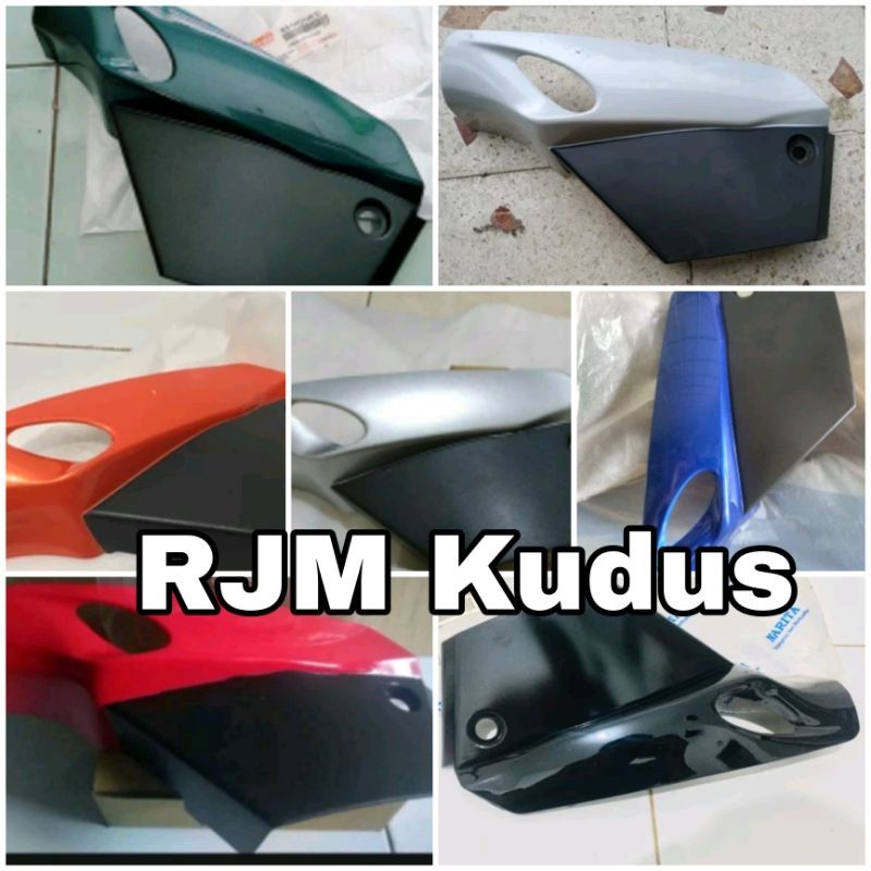 Tutup BOK AKI  Fizr Vega lama Hitam biru merah oren silver putih hijau