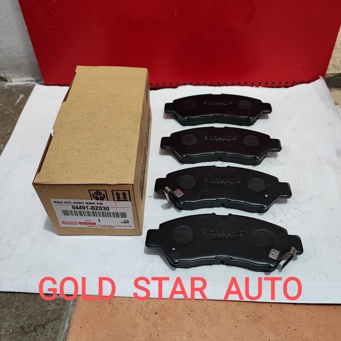 BRAKE PAD KAMPAS REM DEPAN TOYOTA CALYA/DAIHATSU SIGRA 04491-BZ030 SPAREPART NEW