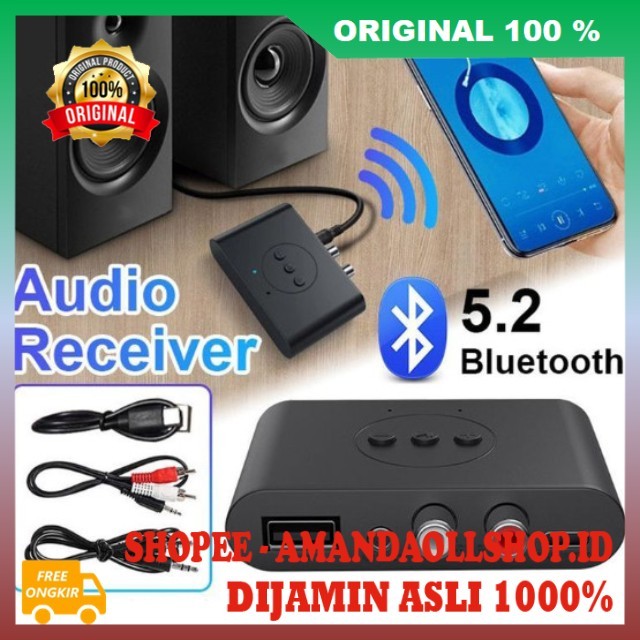 Voce Audio Bluetooth Receiver Audio Bluetooth 5.3 Receiver Adapter NFC 3.5mm 100% ASLI