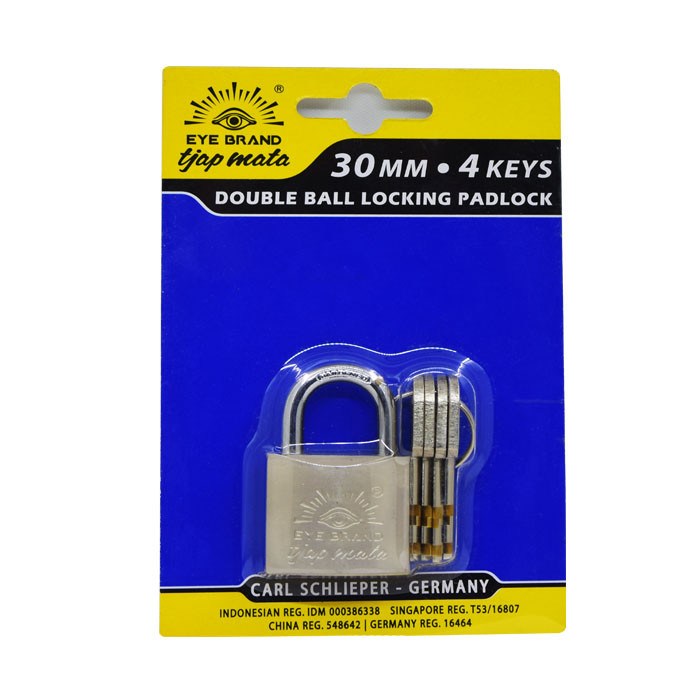 TJAP MATA GEMBOK 30MM LEHER PENDEK