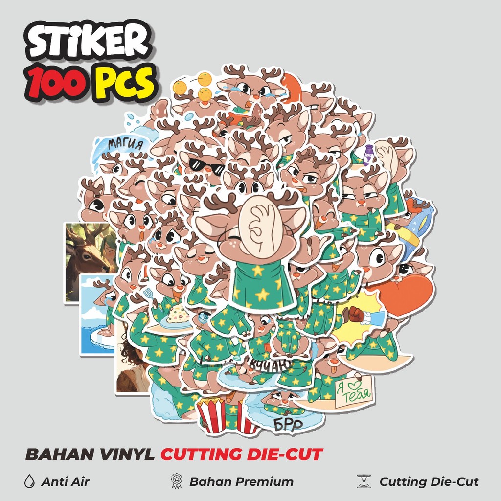 

Terbaru! 50 pcs Stiker Ny Lifi Dekorasi Lucu Kreatif untuk Notebook, Skateboard, HP