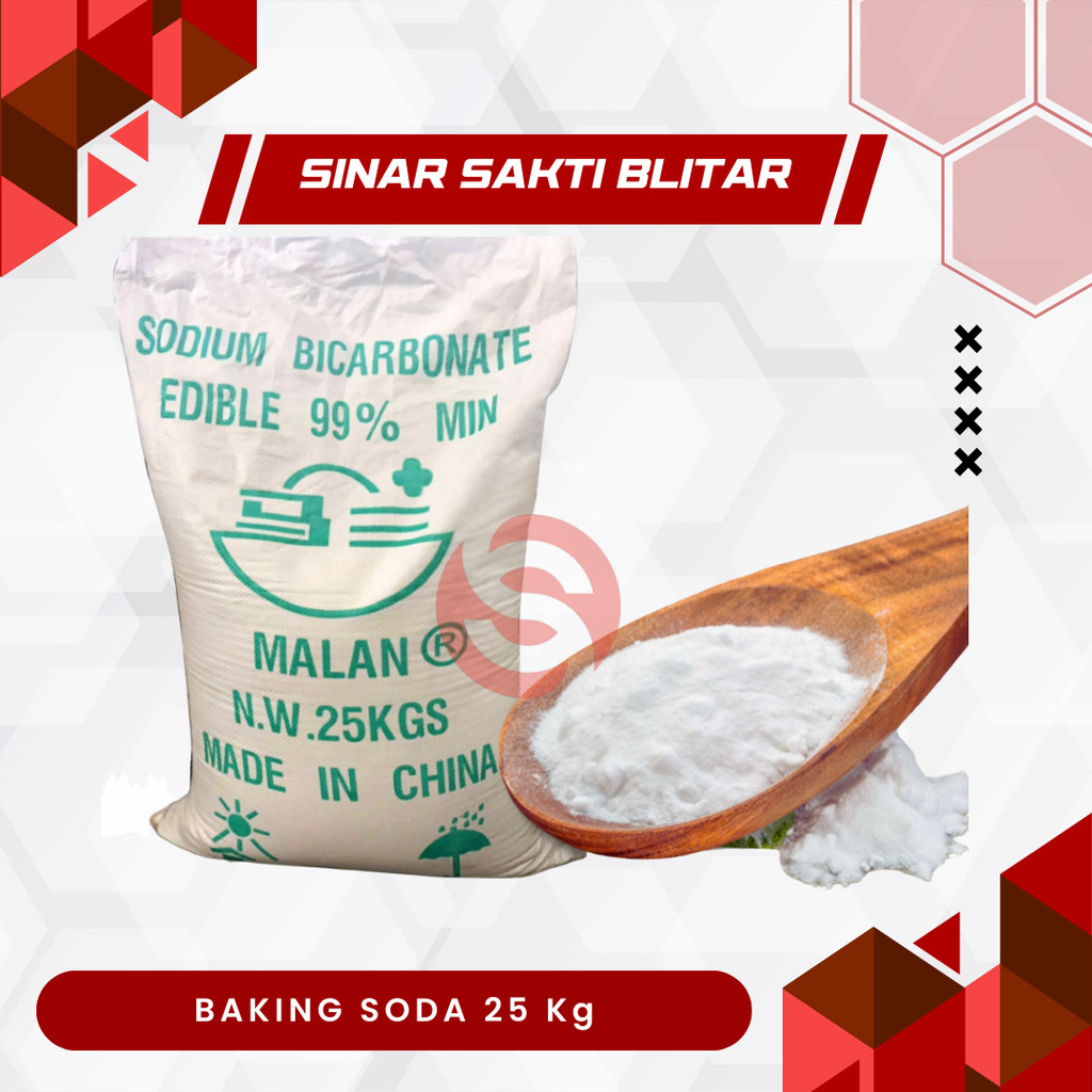 BAKING SODA 25 Kg - SODA KUE 25 Kg - SODIUM BICARBONATE 25 Kg Food Grade SOBI
