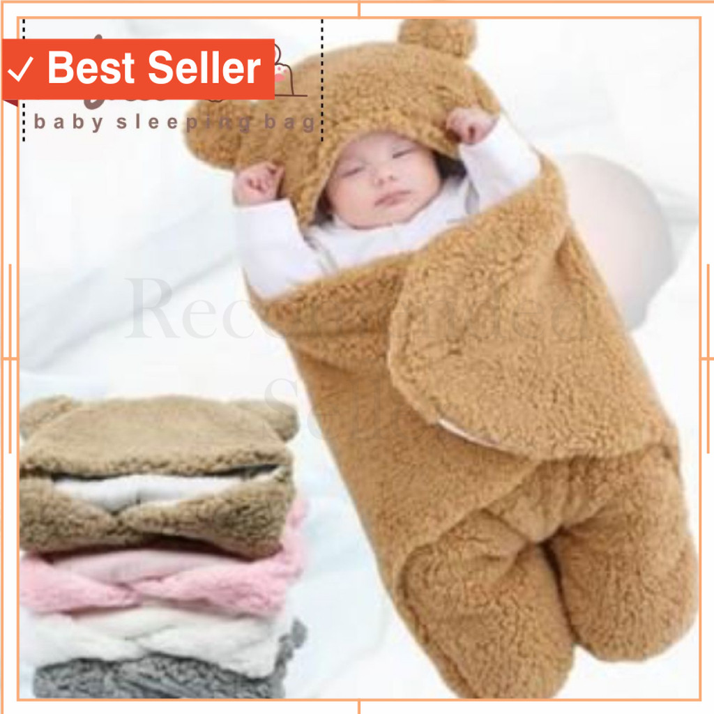 Premium anak Bayi / Selimut Bayi  Bedong bayi bulu  Blanket bayi Perlengkapan bayi baru lahir Mantel