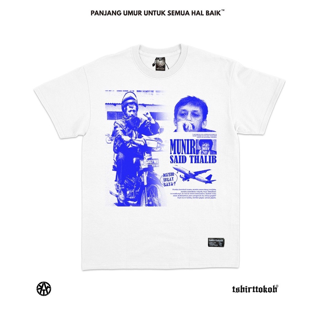 Tshirttokoh - Kaos Munir Said Thalib - Munir 10