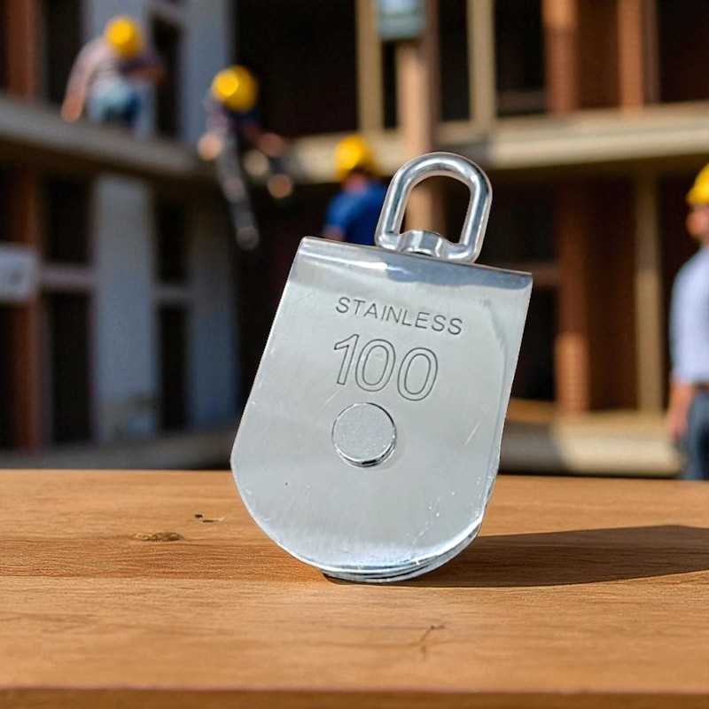 Katrol Kerekan Swivel Pulley Stainless Steel 304 Single Wheel - MAY304