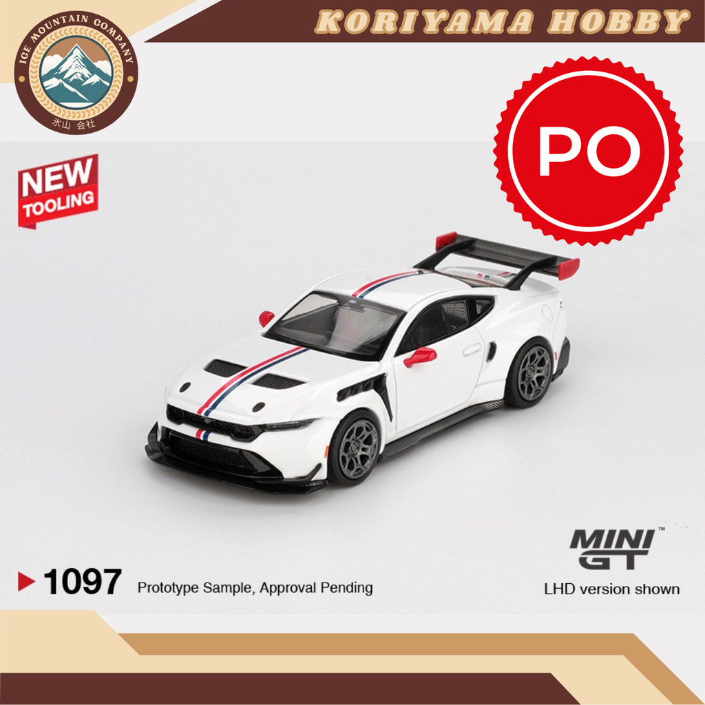 Mini GT 1097 Ford Mustang GTD Spirit of America MiniGT