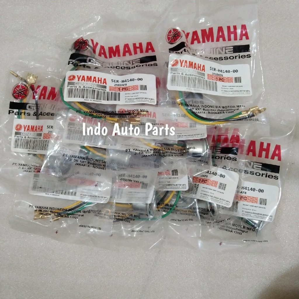 10 PISC FITING LAMPU YAMAHA MIO MIO J SOUL JUPITER VEGA  FITING LAMPU MIO SOUL M3 ( Harga Grosir Isi