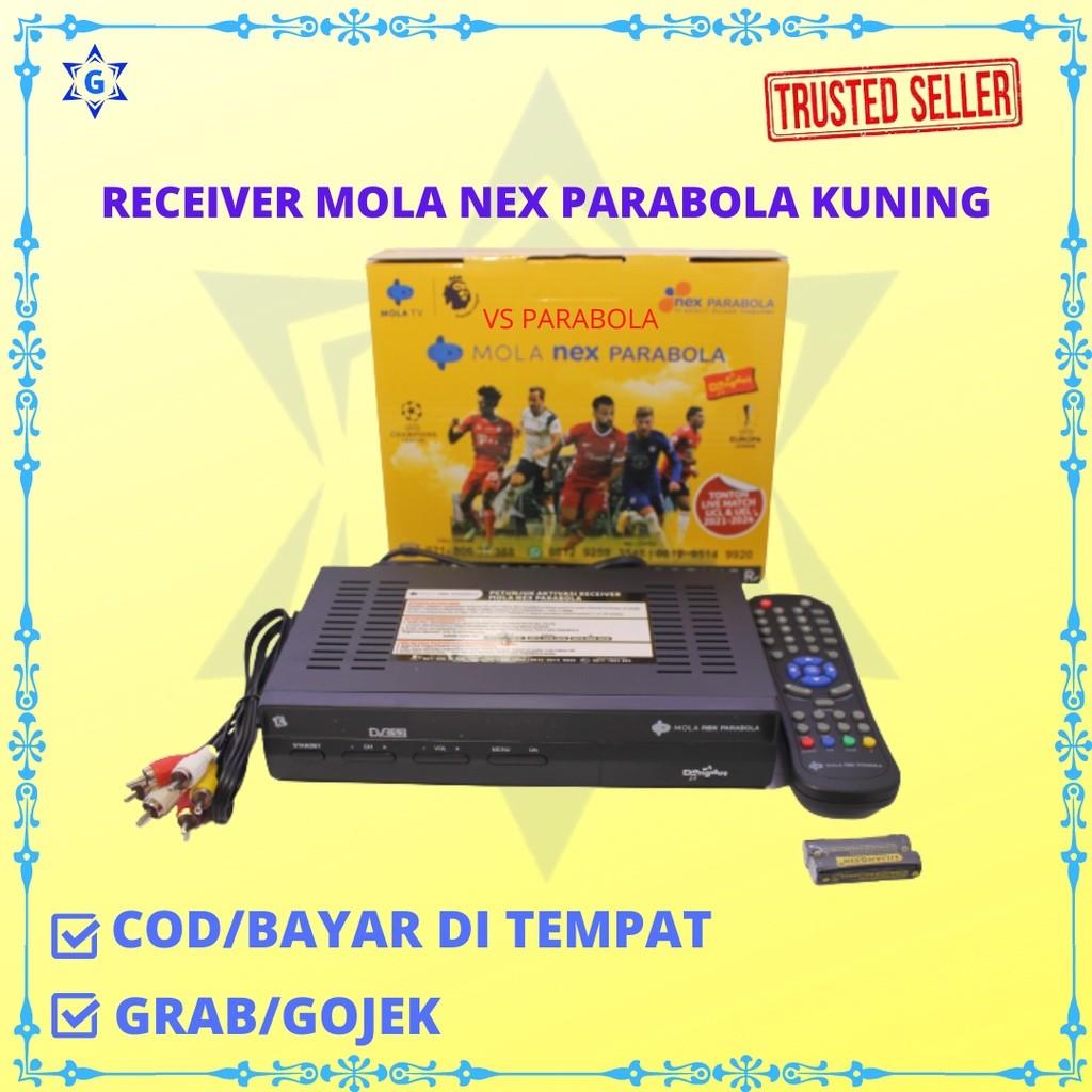 NEX PARABOLA RECEIVER NEX KUNING