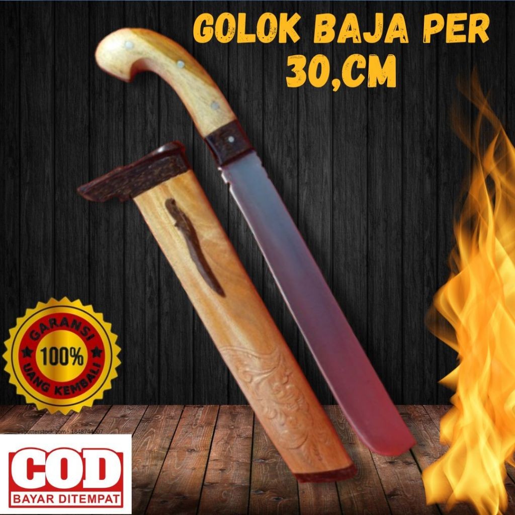 Perkakas Kebun - Golok Kebun Baja Multifungsi khas Ciwidey