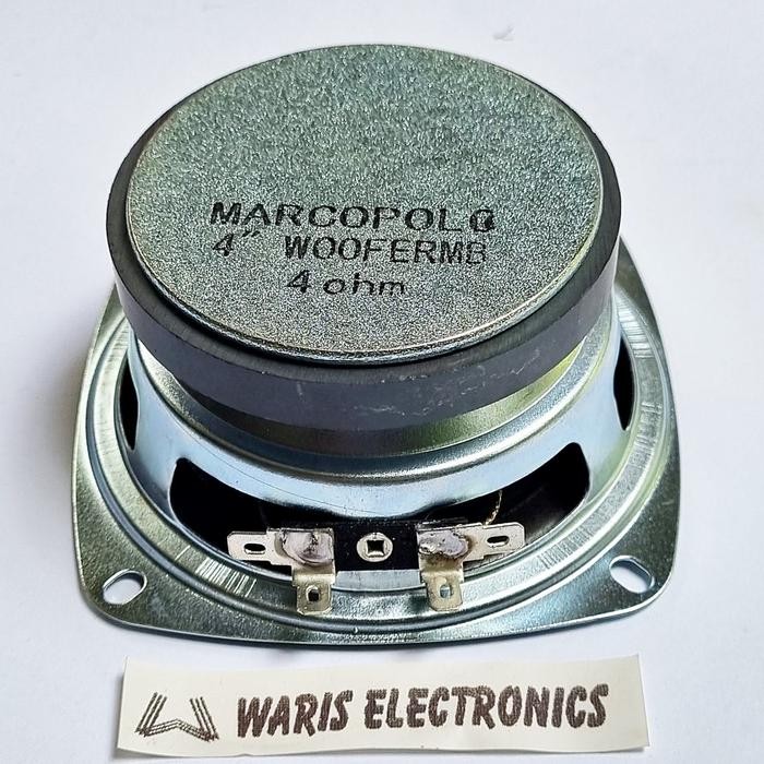 Speaker 4" inch Marcopolo 4 OHM 40W Woofer Mahnet Besar MB Berkualitas