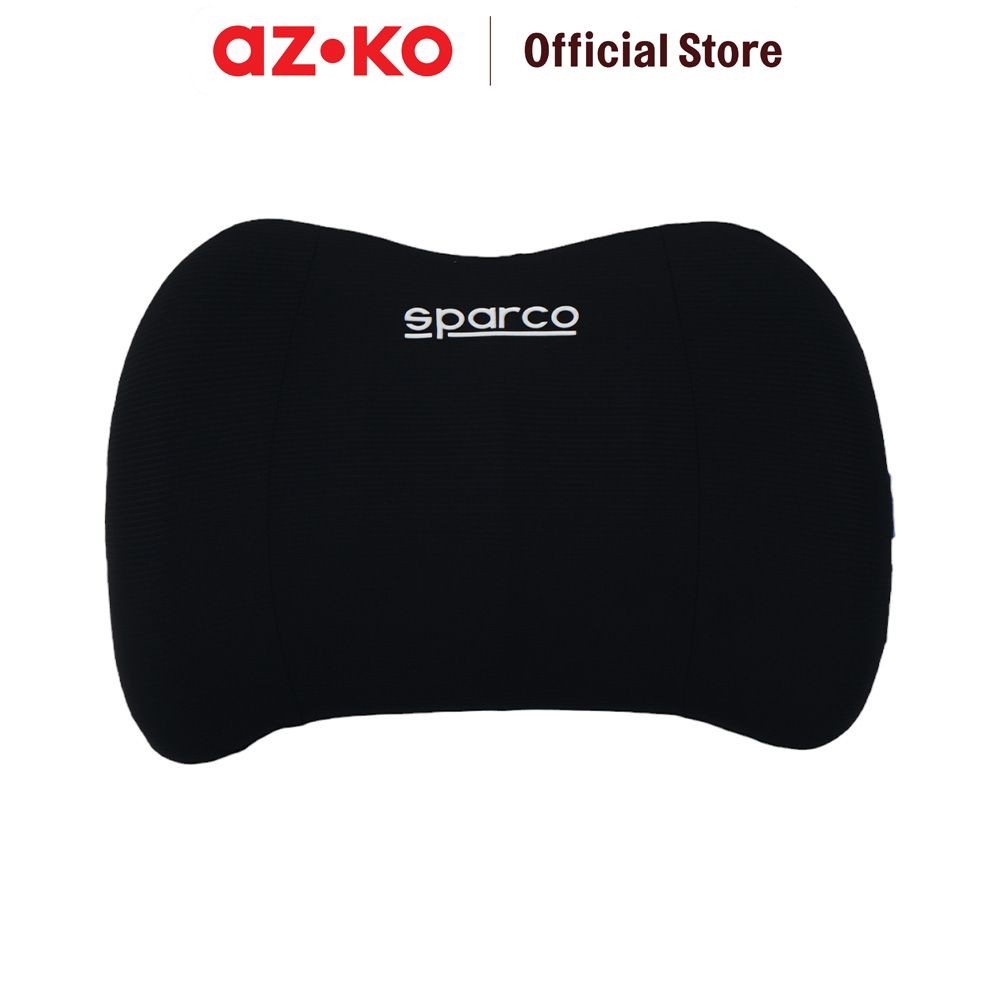 AZKO Sparco Bantal Pinggang Kursi Mobil - Hitam Kursi Lesehan Floor Chair Kursi Lipat Dudukan Empuk 