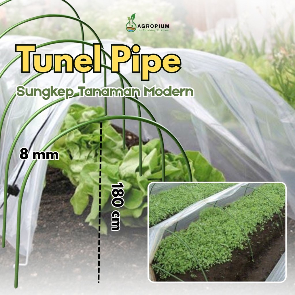 Takiron Tunnel Pipe Sungkep Tanaman Modern 8 mm x 180 cm