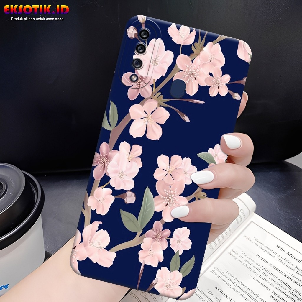 Case SAMSUNG A20S-  Casing SAMSUNG A20S - Case BUNGA - Skin Handphone - Silikon SAMSUNG A20S - Cassi