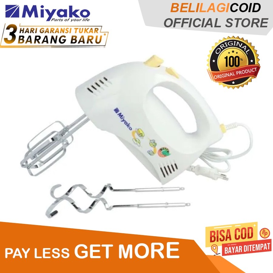 ELECTROMART [COD] Miyako Hand Mixer HM620 / MIXER Miyako ORIGINAL HM-620 / Hand Mixer Murah HM620