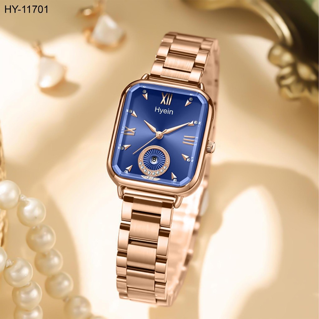 Jam Tangan  Hyein Jam Tangan Wanita 11701 Rantai