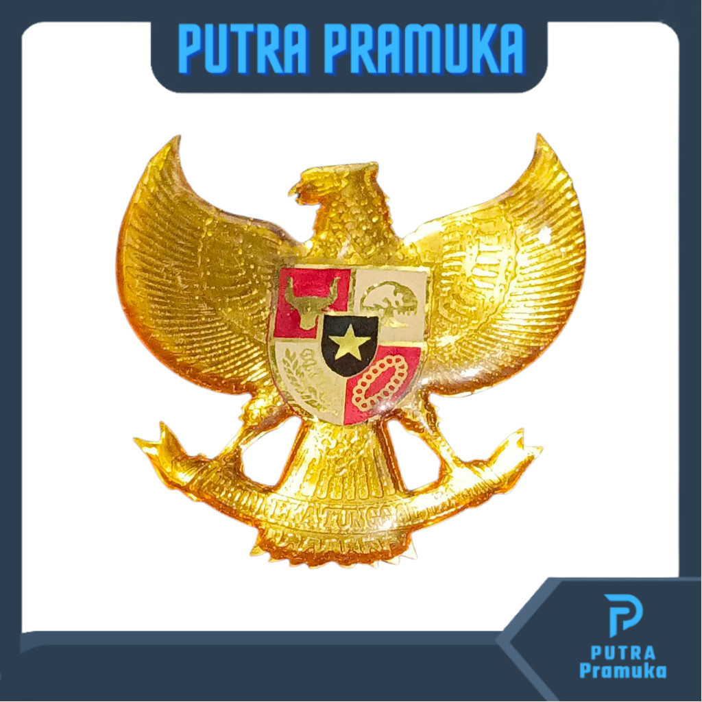 Pin Garuda Resin 6cm Kuningan Premium Paskibra