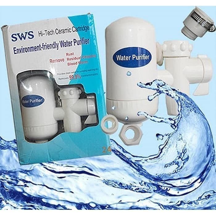 【COD】Saringan Air/Water Purifier/Penyaring Air Kran/Air Filter/Pemurni Air Kran/Alat Penyaring Air k