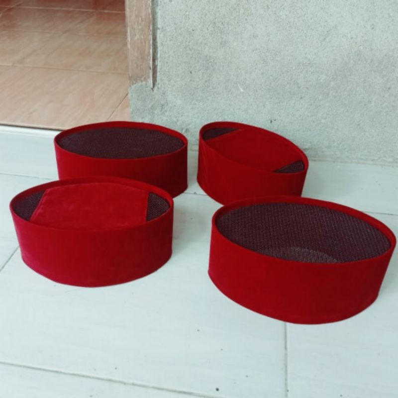 Peci merah Songkok maroon kopyah merah maroon polos peci betawi tinggi 7cm,8cm,9cm,10cm