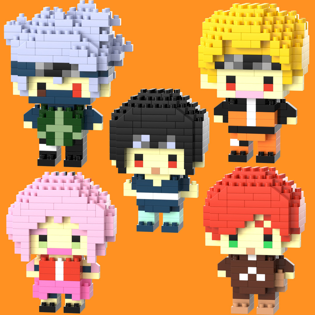Naruto Building Blocks Set - Diamond Micro Bricks Compatible with Lego - Creative Educational Toy Gi