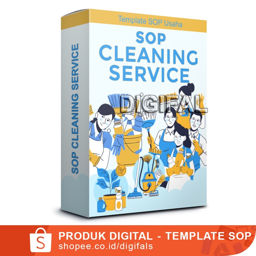 Paket SOP CLEANING SERVICE - Program SOP Departemen Jasa Usaha Bisnis Kebersihan