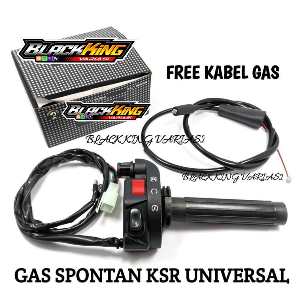 Gas Spontan KSR Universal Untuk Semua Motor Gas Kontan KSR Kanan Motor Gas KSR Plus Kabel Gas