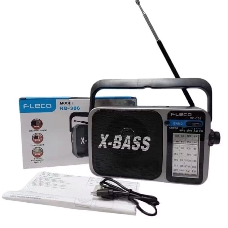 Radio X-Bass FLECO RD-306 -Radio Speaker Bluetooth Portable pro