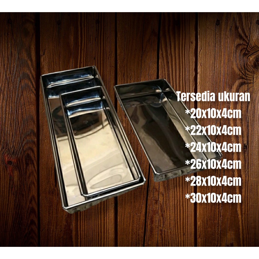 Loyang Brownies / Loyang Persegi panjang stainless steel