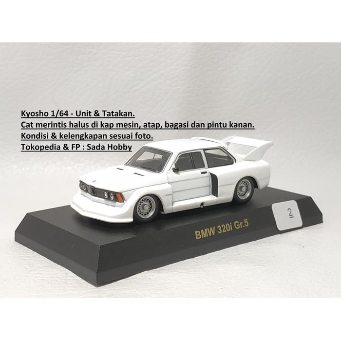 HW  Kyosho 1/64 BMW 320i Gr.5 White Putih Merintis No Box