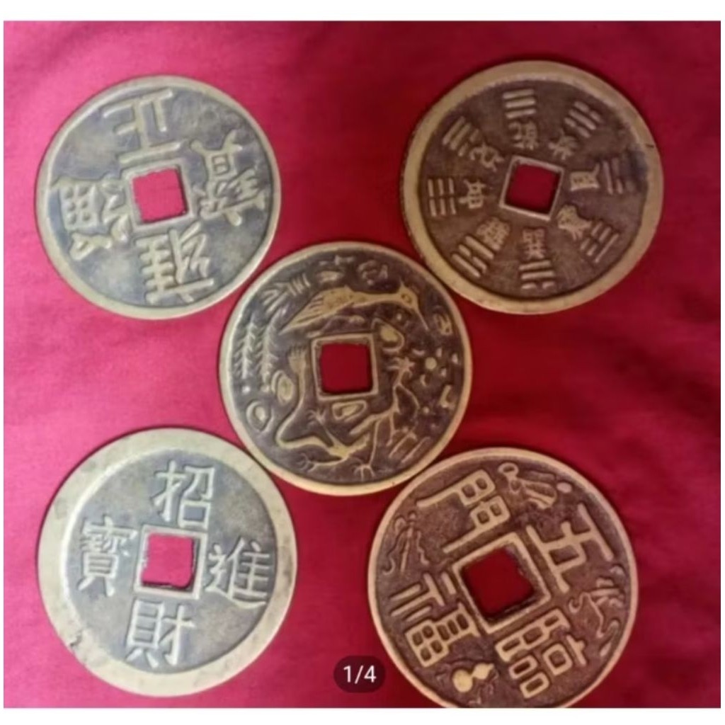 Koin Kuno China Uang Cina 6 cm Jumbo Cocok untuk Koleksi Best Seller(COD)