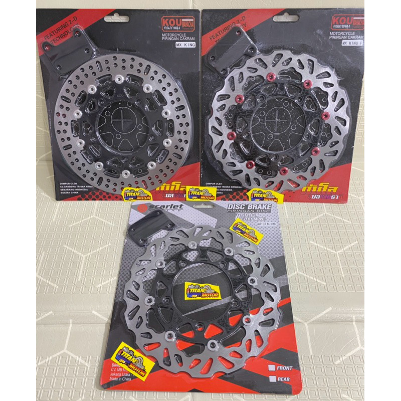 disc Piringan cakram depan motor MX King lebar 300 mm