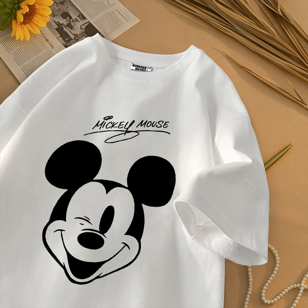 Korean_Outfit T-shirt Street Retro Style Kaos Oversize Wanita Kaos Oblong Wanita baju kaos oversize 