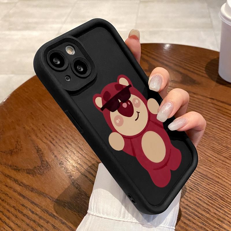 Casing OPPO A5 PRO A37 A39 A57 2016 A57T A73 2020 A83 Case Silikon Shockproof Little Bear Miguncase