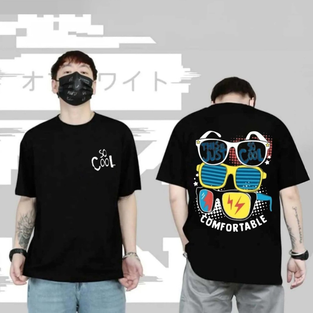 Mode Cetak KAIBOBAJU KAOS DISTRO T-SHIRT SO COOL COMFORTABLE/KAOS BERMOTIF KECAMATA VIRAL TERLARIS T