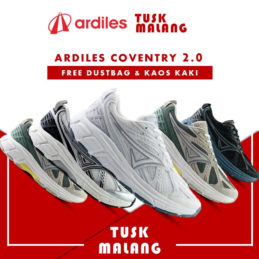 Sepatu Ardiles Coventry 2.0 Sepatu Sport Lifestyle Olahraga Jalan Ardiles Sportstyle Pria Wanita