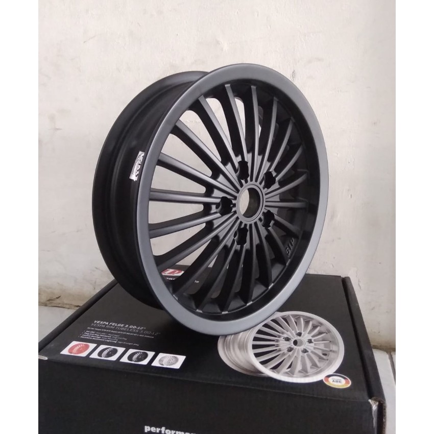 SIP Velg Ring 12 untuk Vespa GTS - Sepasang