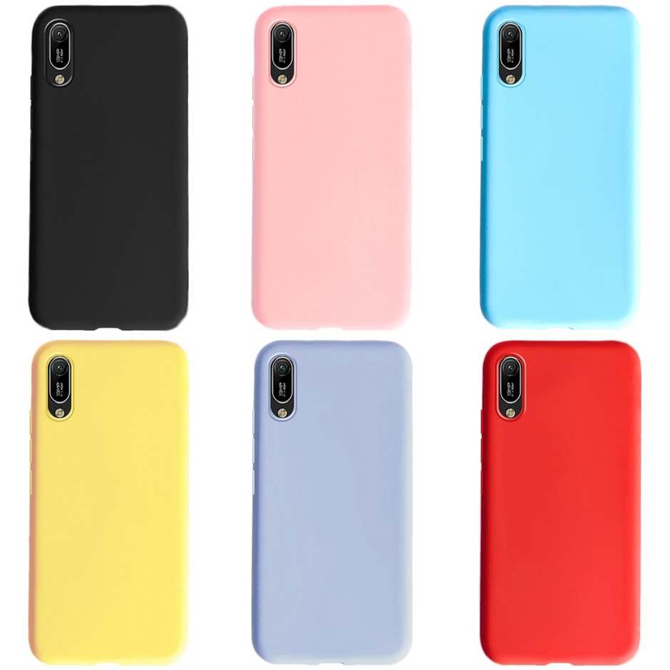 Candy Color Silicone Case For Huawei Y6 Pro 2019 Back Cover Phone Case For Huawei Y6 PRO 2019 Y6Pro 