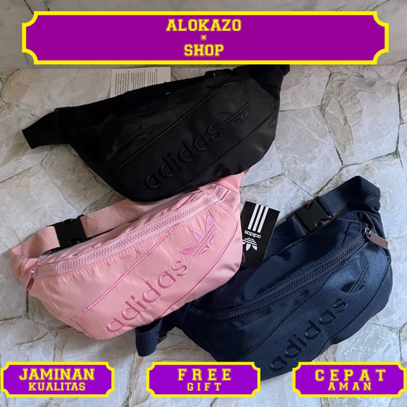 WAISTBAG ADIDAS DIAGONAL SCRIPT / TAS PINGGANG ADIDAS DIAGONAL / TAS ADIDAS