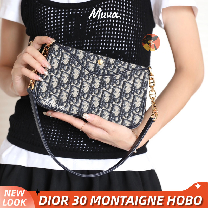 Tas wanita Dior 30 MONTAIGNE HOBO AVENUE Hobo Bag CD Bag