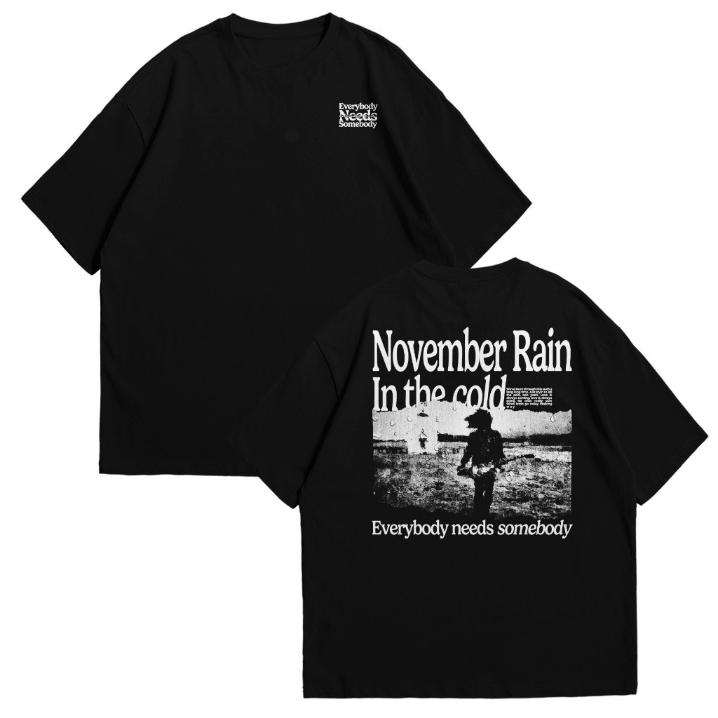 【COD】 [AESTHETIC VERSION] KAOS NOVEMBER RAIN - OVERSIZE COTTON COMBED