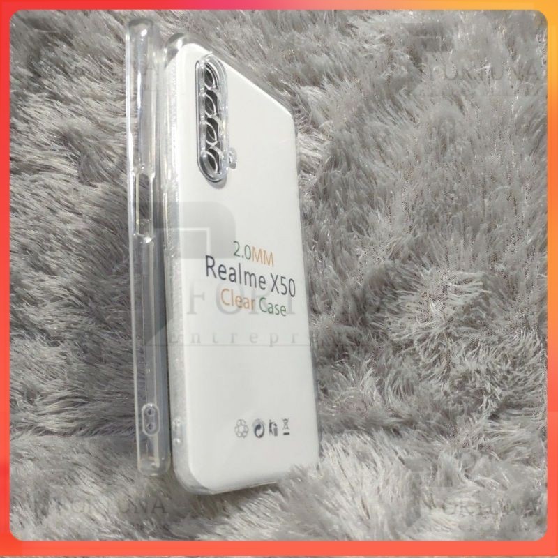 GROSIR COD casing Case Softcase Bening Realme X50 Silikon Bening Transparan Clear Case pelindung Bel