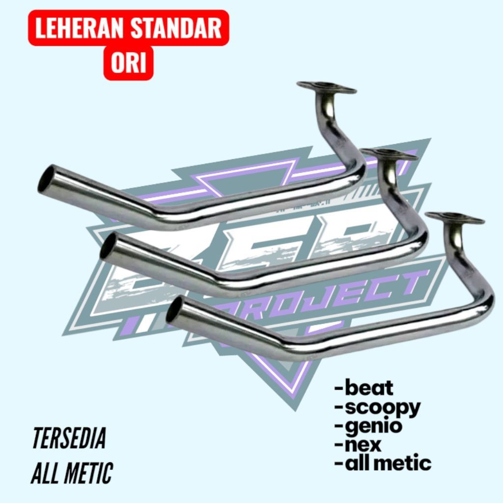 Leheran Knalpot Standar Ori Beat Scoopy Genio Spasy Full Cromm