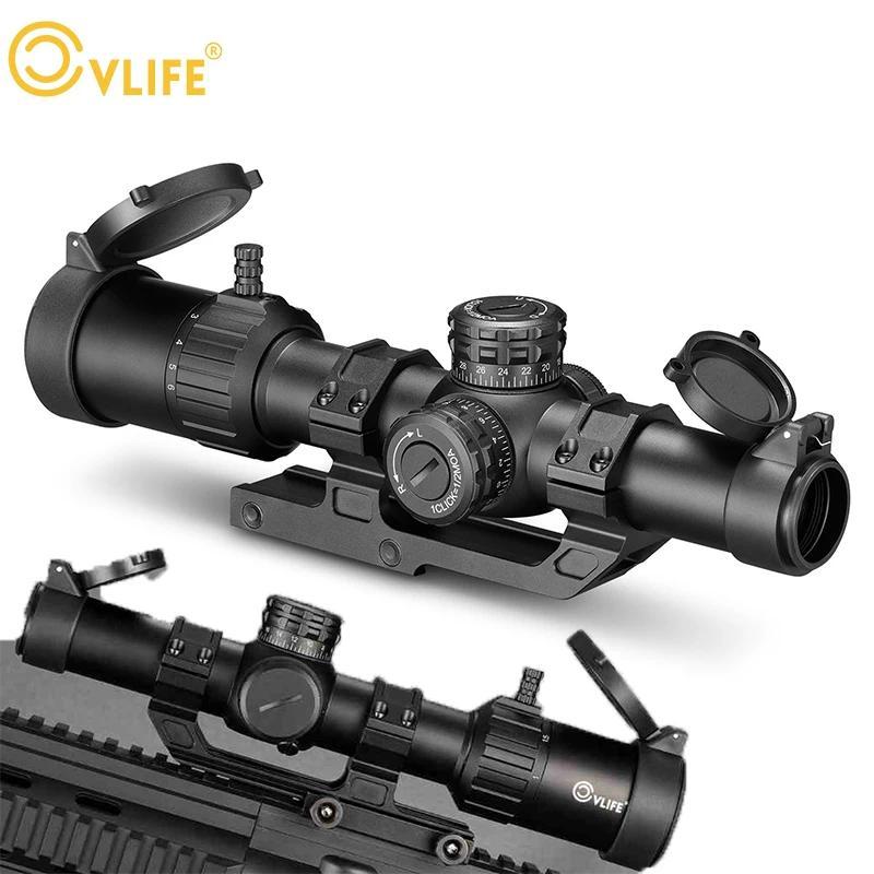 CVLIFE 1-6X24IR SFP EagleTalon LPVO Scope 30mm Cantilever Mount Illuminated BDC Reticle for .223/5.5