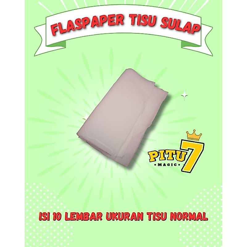 ALAT SULAP FLASHPAPER - ALAT SULAP TISU