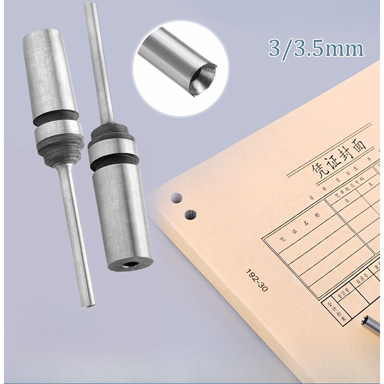Mata Bor Kertas 3mm 3.5mm Pisau Pelubang Kertas Refill Pembolong Kertas Baja Karbon Tinggi Tajam